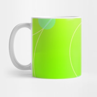 Lime Green Wallpaper Art Decor Print Pattern Design Mug